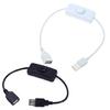 With ON/OFF Switch USB Cable Extension Toggle Adapter for USB Lamp USB Fan