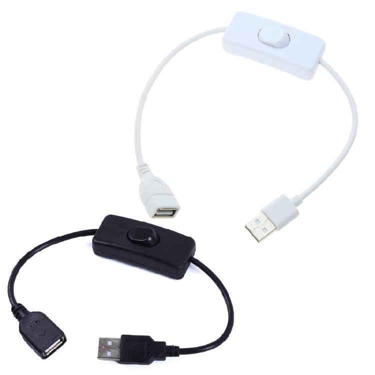 USB Cable with ON/OFF Switch Cord for USB Lamp USB Fan Power Supply Extension