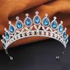 Princess Tiara Crown Headband for Women Elegant Queen Bridal Bride Headwear Hair Jewelry Gift for Wedding Dress Accessories