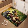 Dinosaurs Jungle Patterned Rug Soft Nonslip Carpet For Kids Bedroom Play Area Home Decor Memorial Gift