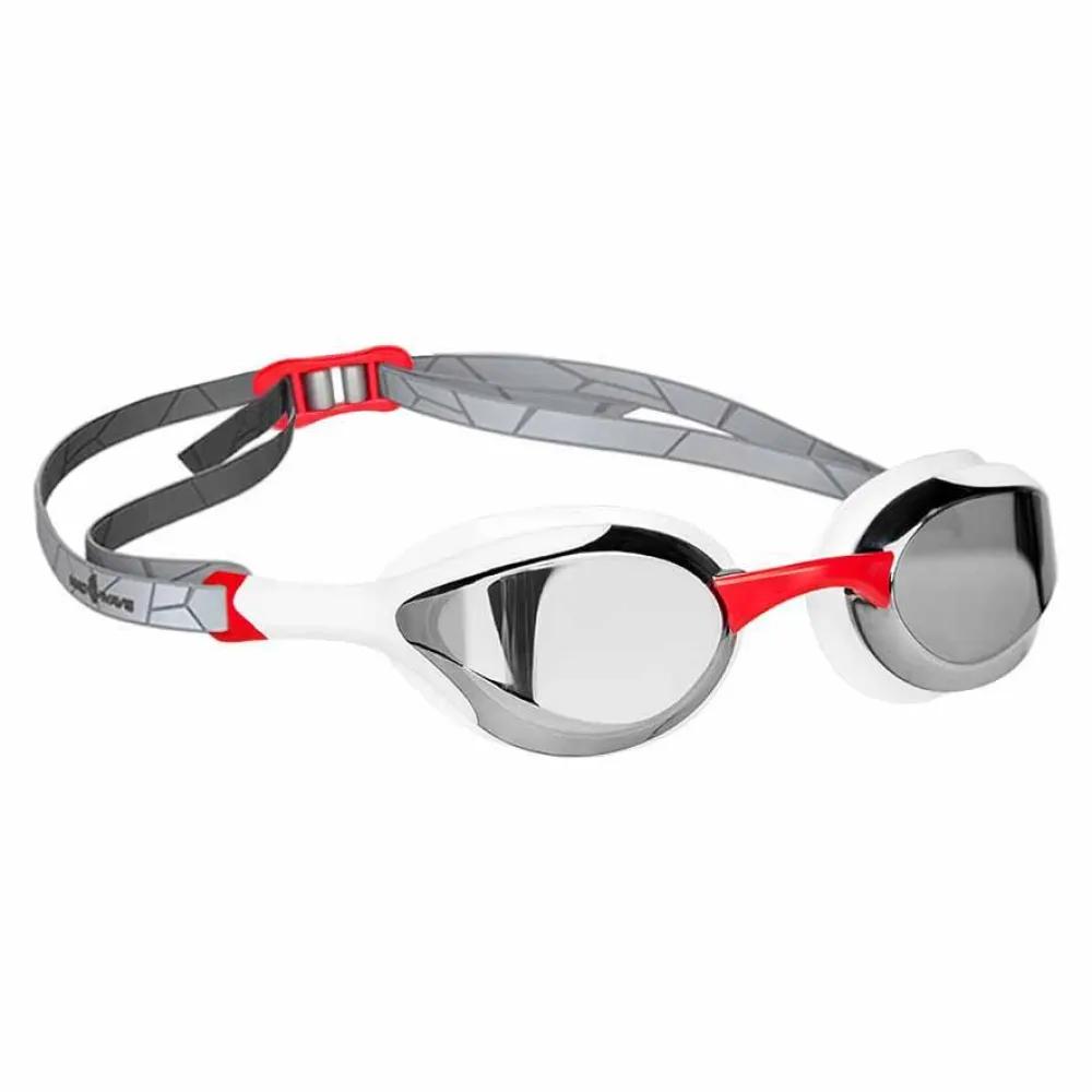 Madwave Plastic Swimming Goggles with Mirror Coating Alien