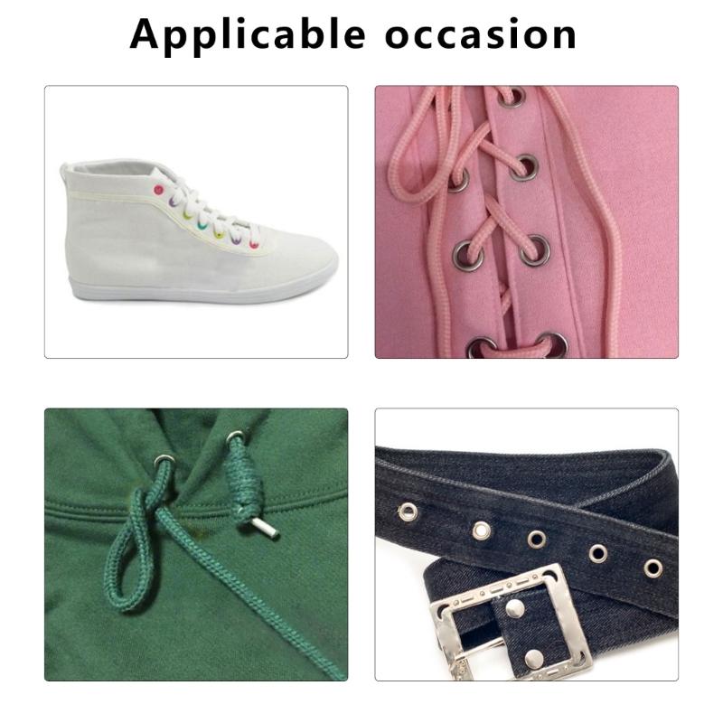 700x 12 Colors Eyelet Set Eyelet Pliers Set with Installation Tool Inner Diameter 5mm Grommet Tool Set for Clothing