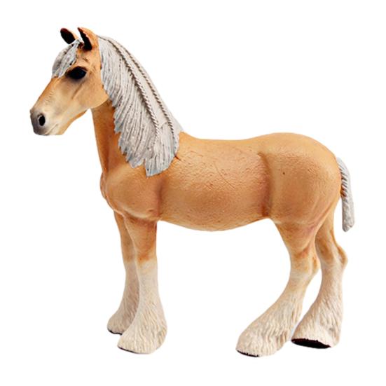PVC Horse Model Simulation Horse Figurine Realistic Miniature Horse Collectible Toy Desktop Decoration Ornament