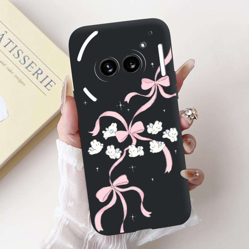 6.7" For Nothing Phone 2A Case A142 Silicone Luxury Flower Cute Cartoon Funny Shockproof Phone Case For Nothing Phone (2A) Cover