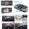 Restars Dash Camera, 3 Cameras, 1080P Small Dash Camera, For Cars, 360° Full HD