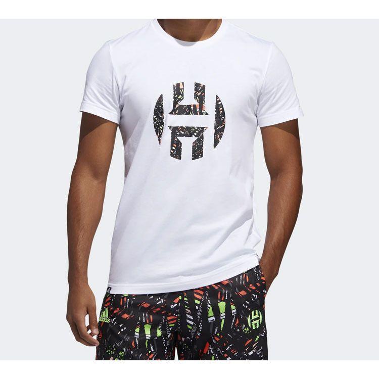 Adidas Sports Basketball Short Sleeve T-Shirt Men Tops White FM4787