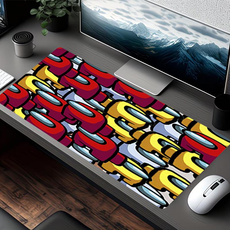Among Us Print Mouse Pad, for Keyboard Pad Laptop PC Mat for Office Home Use, Desk Decor, Perfect Birthday Gift for Gamers