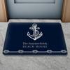 Custom Boat Name Doormat Non-Slip Bath Mat Personalized Welcome Mat Indoor Outdoor Door Mat Home Decor Anti-Slip Rug