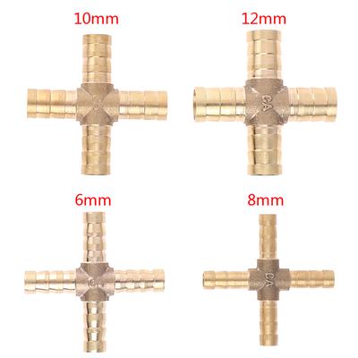 Brass Pipe Tube Connectors Fuel Water Fluids Air Hose Tail Barb Fitting Union