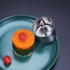 1PC, Rice and vegetable roll, cake making mould, stainless steel round food ring, with push rod