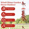 Bird Wind Chime Outdoor Hanging Decor Aluminum Tube Metal Bird WindChimes for Home Patio Tree Garden Porch Yard Decorations