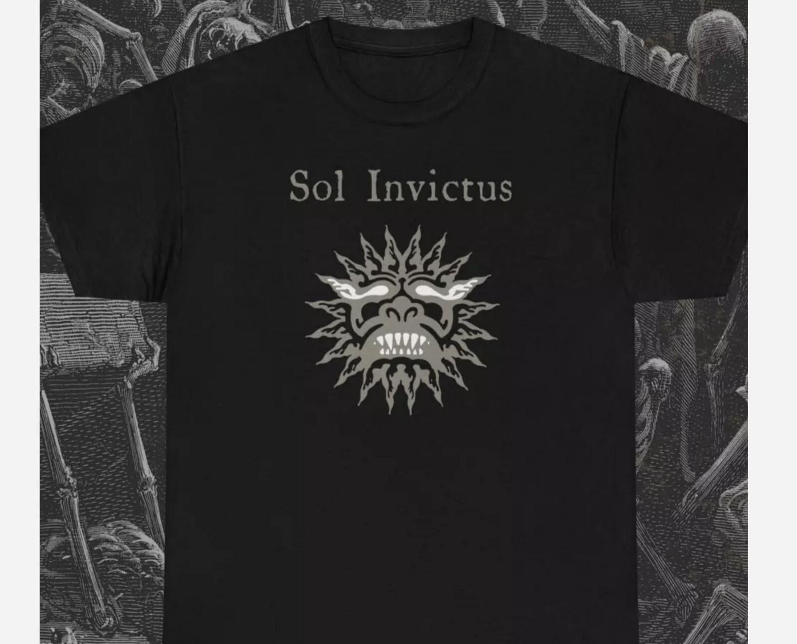 Sol Invictus Against The Modern World T-Shirt Band Rock Punk Metal Unisex tee Unisex T-Shirt M