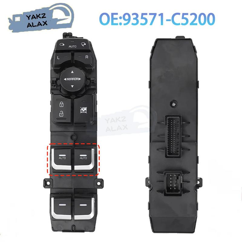 

For KIA SORENTO 2015- Window Control Switch 93571-C5200 Front Left Electric Power Glass Regulator Button Car Accessories