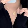 Meier S925 sterling silver fortune-turning eight-treasure compass necklace, female chinese style retroelegantclassy clavicle chain