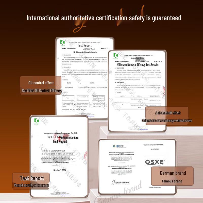 OSXE Men's Oil Control Anti-Dandruff Hair & Body Care