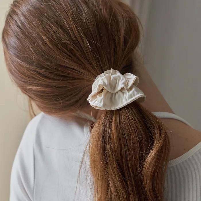 Shirring Hair Scrunchie, Aurelia_2 Colors