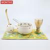 4/5/6 Stück Sets von herzförmigen Matcha-Schalen und Matcha-Schlägern, Japanische frische Matcha-Werkzeug-Sets und Matcha-Schalen