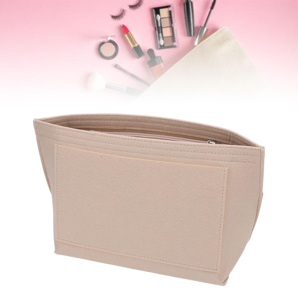 Geldbörse   Einsatz Filz Kosmetiktasche   Einsatz Große Kapazität Handtasche   für Handtaschen Größe L