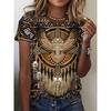 3D Printed Women's Short-sleeve T-shirt, Plus-size Women's Clothing, Fashionable and Versatile, Casual, Everyday Wear