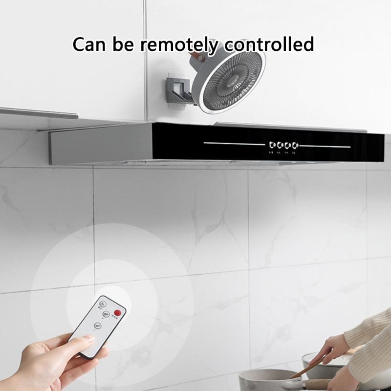 Multi Function Oscillating Wall Fan Easy Installation Strong Wind Power Desktop Fan Cooling Device for Home Use