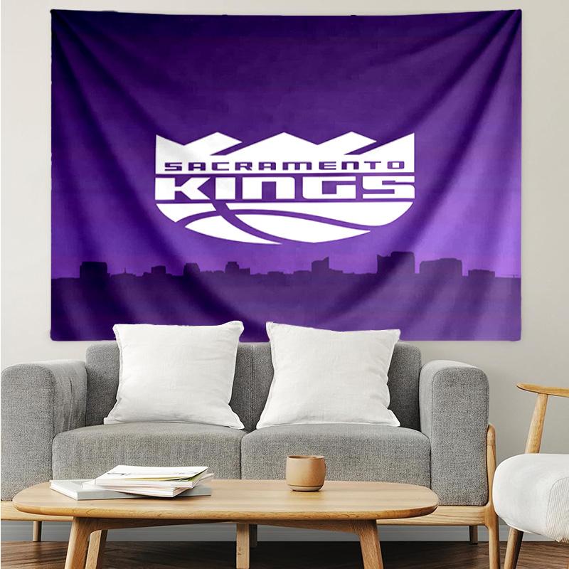 Sacramento Basketball Logo Quick-Dry Tapestry Hanging for Bedroom,Livingroom, Playroom,Decor Art Room Wall Tapestry Holiday and Birthday Gifts