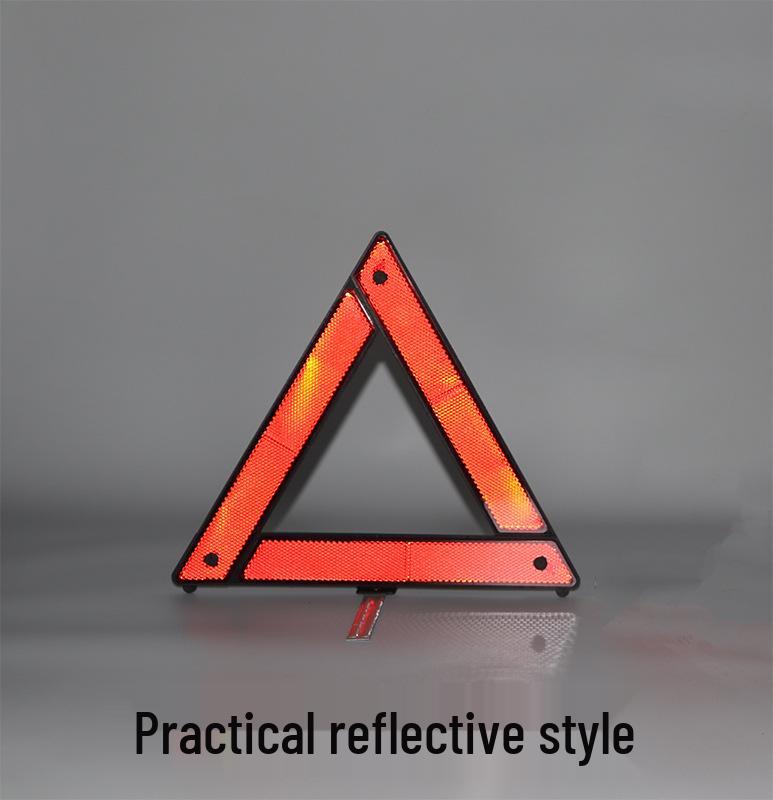 Folding Reflective Emergency Warning Triangle Sign