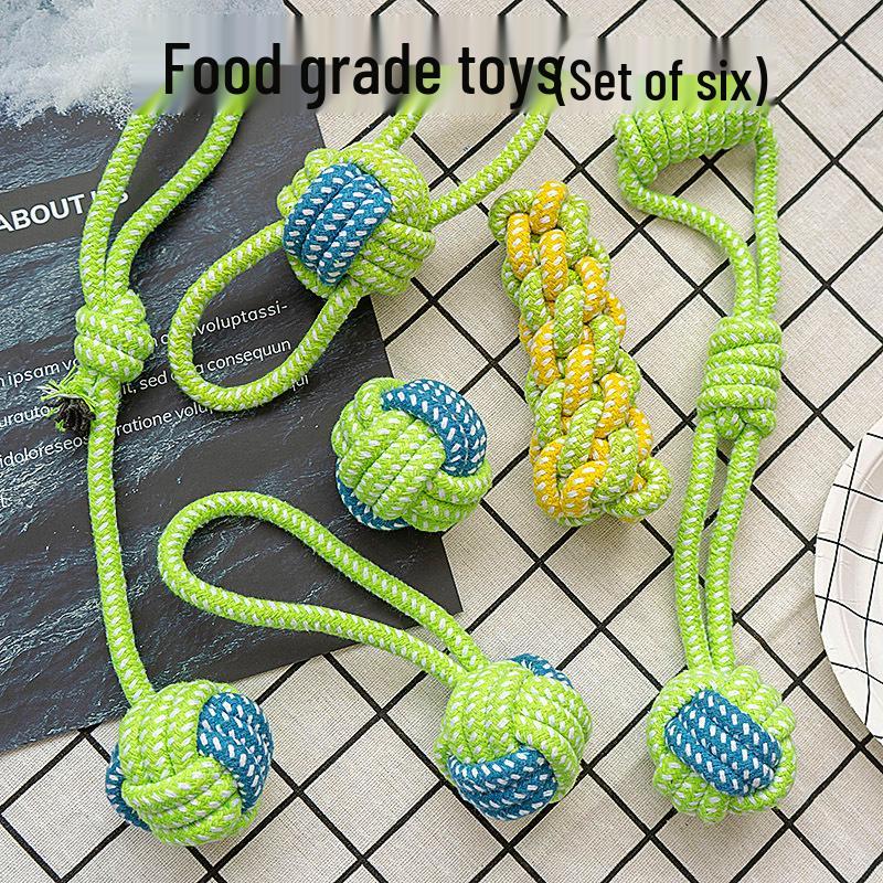 Durable Interactive Dog Chew Toy - Teeth Cleaning Rope for Boredom Relief