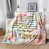 Love Inspiration Sisters Blanket Durable Comfort Suitable for Seaside Chair Livingroom for All Seasons Modern Style Birthday Christmas Gift Blanket