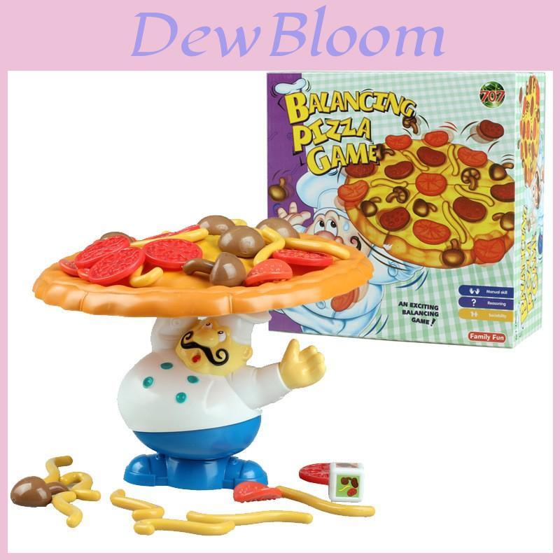 Creative Balance Pizza Toddler Educational Game With Plastic Construction For Kids Playroom