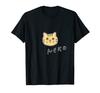 Cat "Face" Brown Tabby Cat [Animal Friends] Fukigen Neko Gray Cat Animal Illustration T-Shirt
