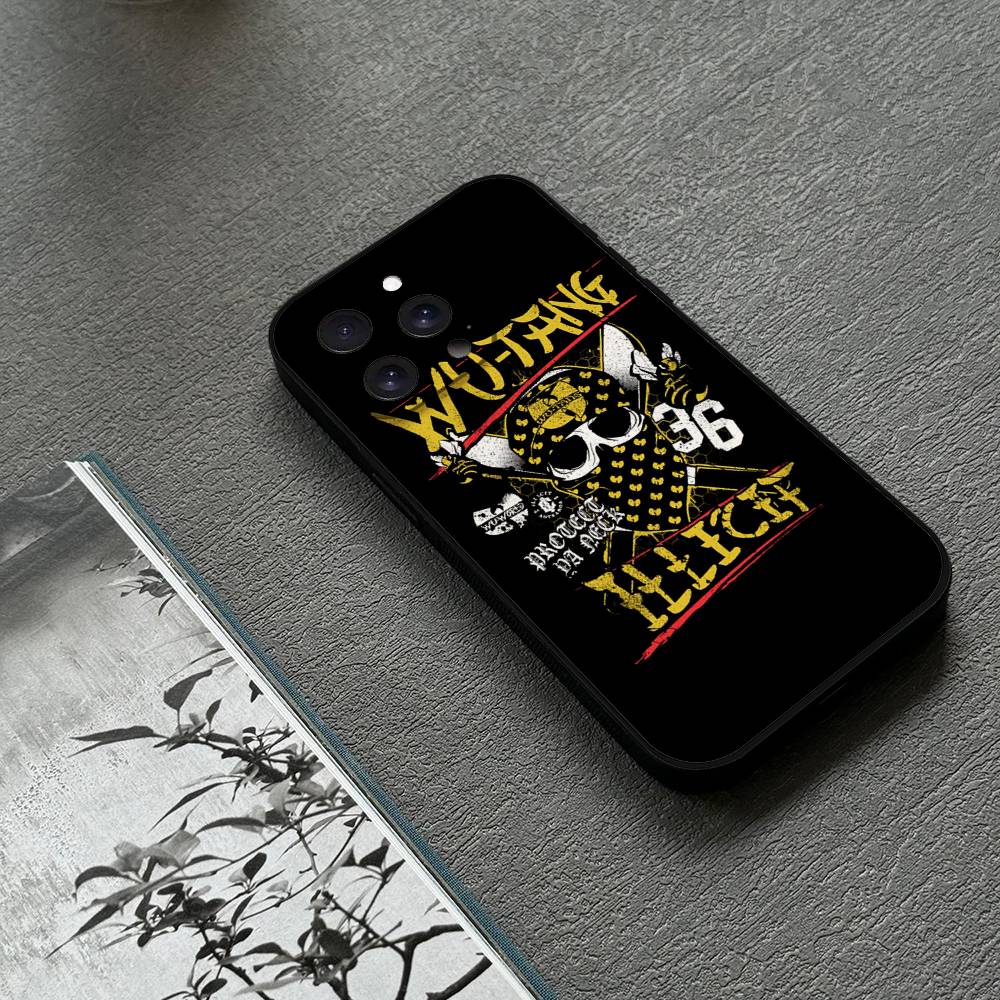 WU-T--TANG CLAN Handyhülle Für IPhone 1716 15 14 13 Pro Max 11 12 Mini X Xs XR Schwarze Silikonhülle