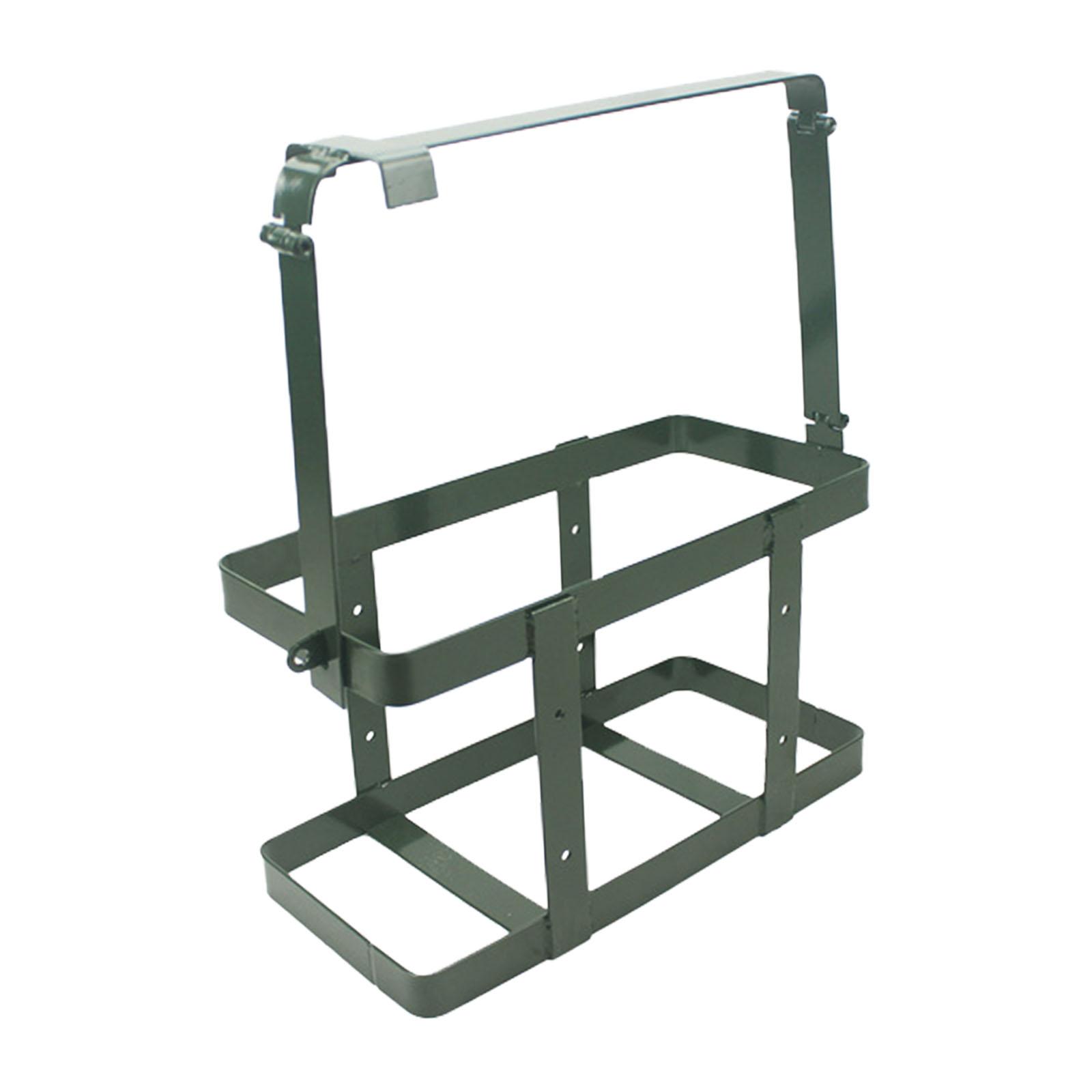 Jerry Gas Can Holder Rack Detachable Fuel Gasolina Container Reinforced Versatile Mounting Motorcycle Fuel Tank Fixed Bracket 20L