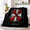 The sci-fi game Resident Evil features the Umbrella Corporation blanket a soft home furnishing nap decoration a warm Sherpa blanket for all seasons U3