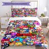 3pcs Brawl Stars Bedding Set Duvet Cover Closure Includes 1 Duvet Cover & 2 Pillowcases, Soft and Comfortable for All Seasons.