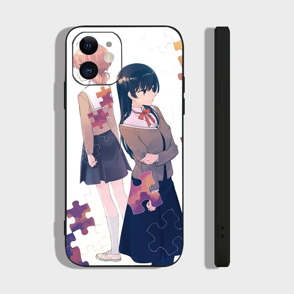 Bloom Into You Bilibili Animation Phone Case For IPhone 17 Air 16 15 14 13 Pro Max 11 12 Black Silicone Cover