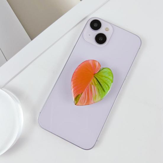 Yousheng Simulated Tropical Leaf Decoration Acrylic Epoxy Resin Green Leaf Sign DIY Refrigerator Magnet Mobile Phone Airbag Holder Accessories