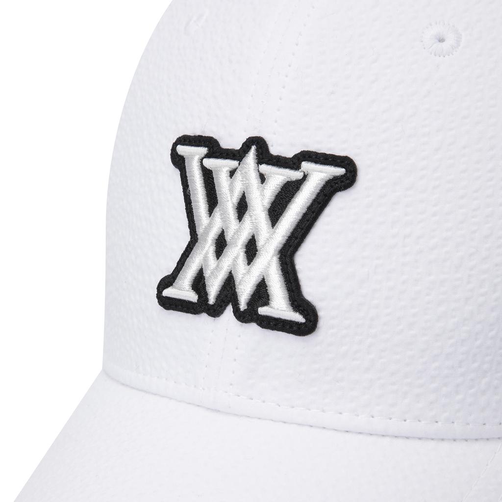 ANEW GOLF Uni Seersucker Cap_Wh