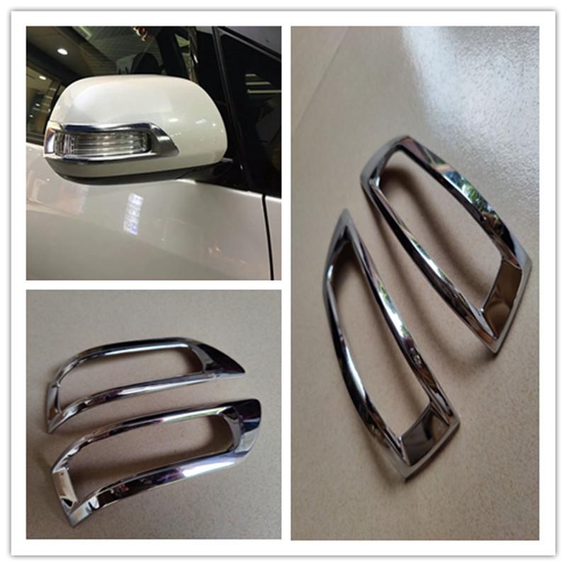 For Toyota Voxy Fortuner Alphard Noah Vellfire Estima Vanguard ACR50 ABS Carbon Fiber Door Rear View Mirror Cover Car Accessory