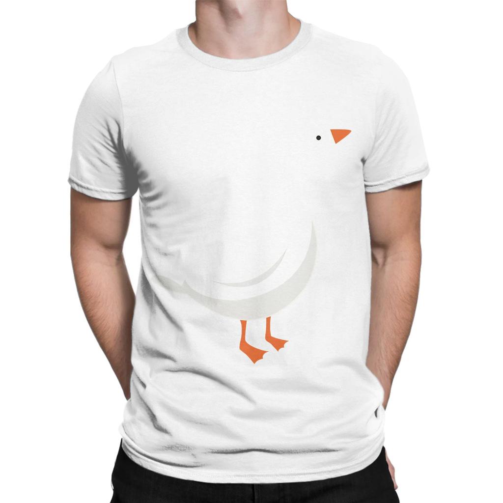 Untitled Goose Funny 100 Cotton TShirt Untitled Goose Game Tops Tees For Unisex