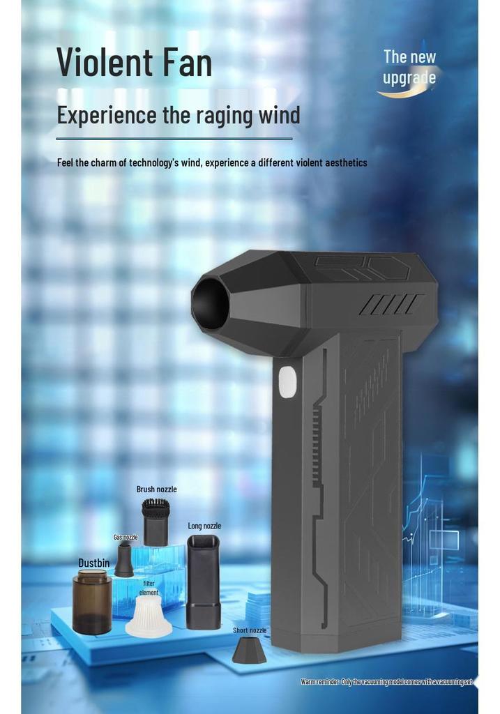New Turbo Powerful Portable Hair Dryer with High-Speed Brushless Motor