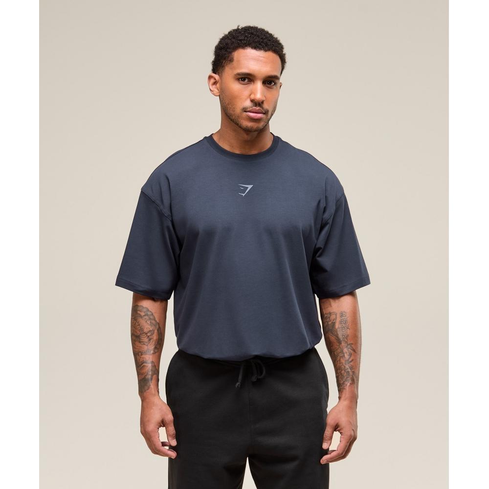 Gymshark Power T shirT Heavy Blue A2c9e ucTn