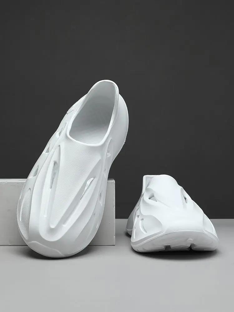 Sports Men's Sandal Hole Shoes Barefoot New Design 2025 Japanese Adult On Offer Eva Summer Daily Use Pvc Casual Styles Male Shoe