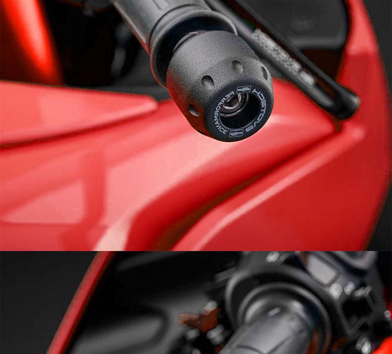 Kawasaki Ninja400/ZX4R/ZX4RR Aluminium EP-Stil Lenkergriffe & Lenkerendgewichte