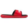 Puma Royalcat Comfort Sandals Unisex Velcro Rubber Sole Slides Black Red 372280-07
