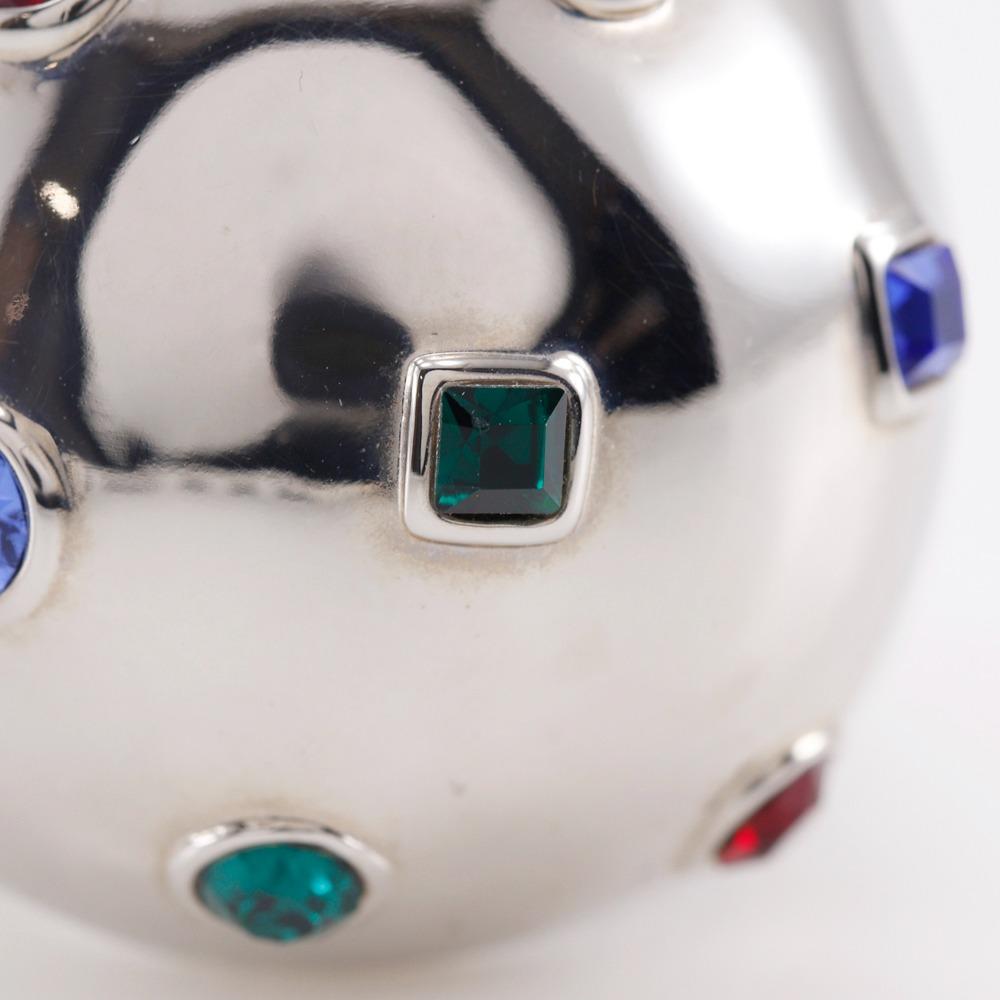 Louis Vuitton Bookle Dreille Ring Strass Cocktail Planet Rare Design multicolor/Rhinestone #6.8(US Size) 36.04g Unisex Used