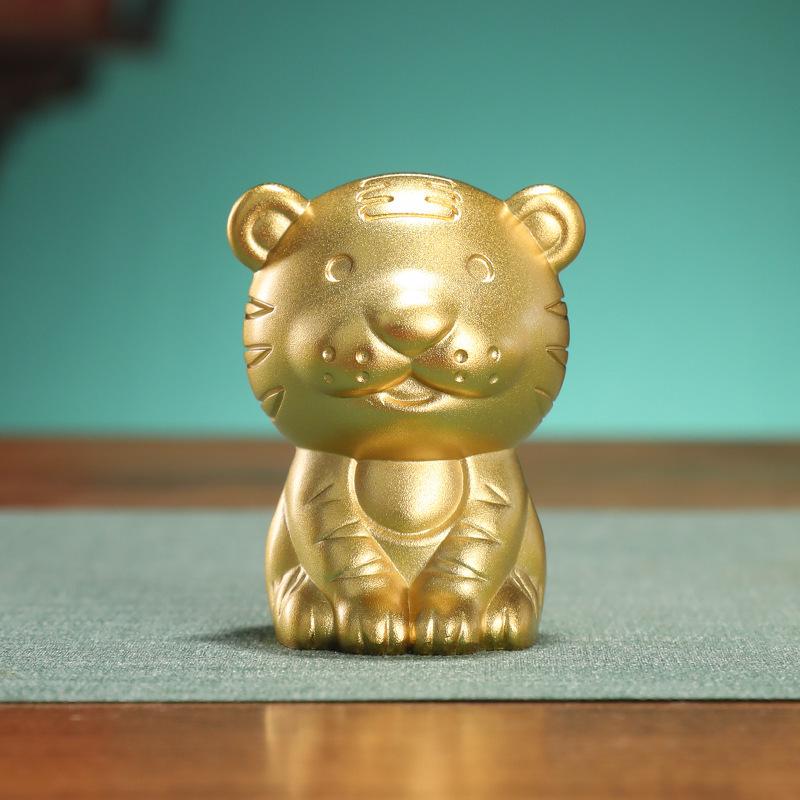 Brass Chinese Zodiac Figurines Gift Set: Rat, Ox, Tiger, Rabbit, Dragon, Snake, Horse, Sheep, Monkey, Rooster, Dog, Pig