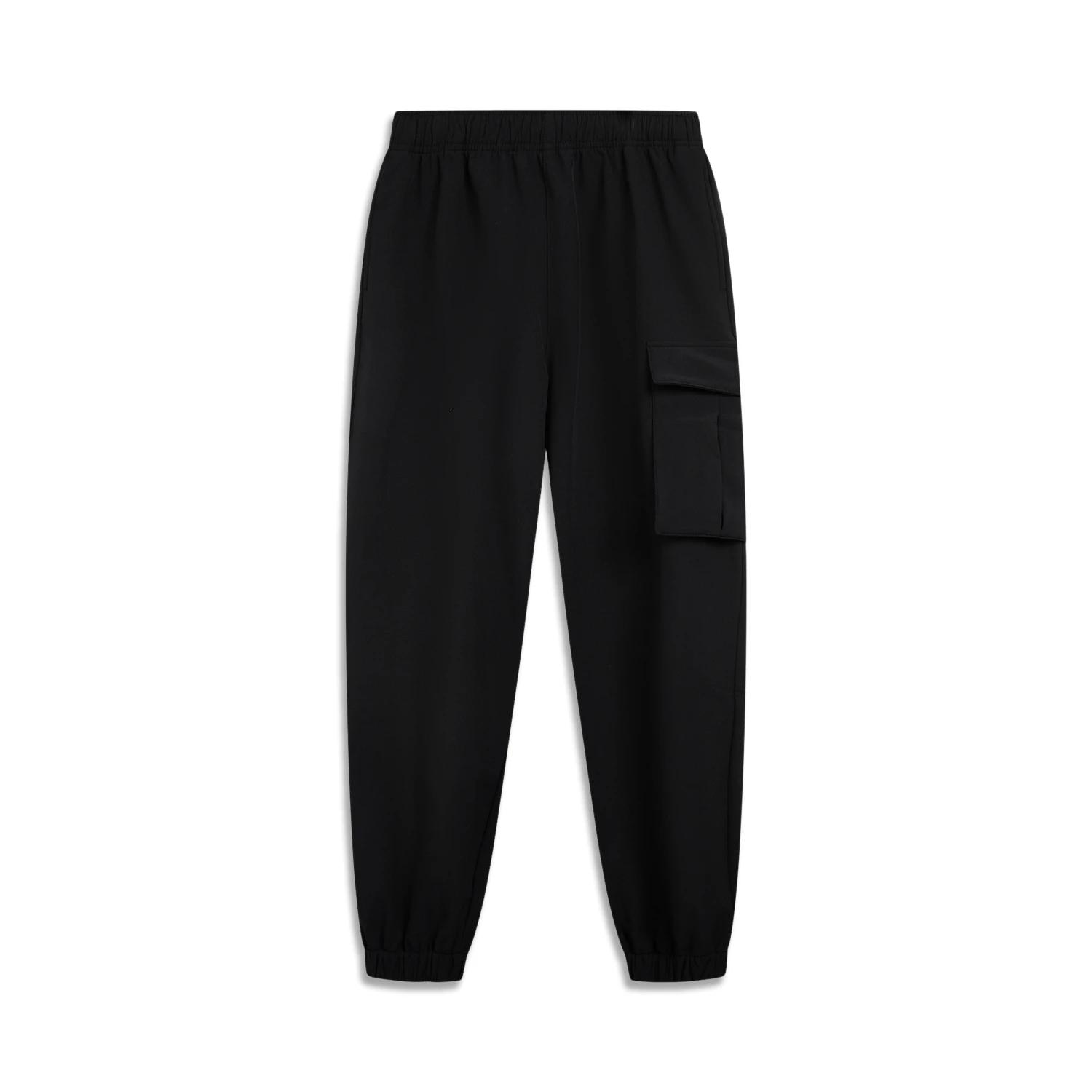 

Li Ning Спортивный стиль жизни Серия Однотонные Простые Удобные Средняя посадка Свободные Теплые Спортивные штаны Мужские штаны AYKV681-3 L