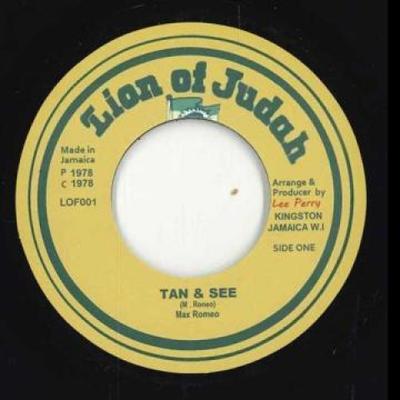 7-Zoll Schallplatte MAX ROMEO - Tan & See LOF001 Löwe von Juda 2024 UK Reggae, Ska & Dub