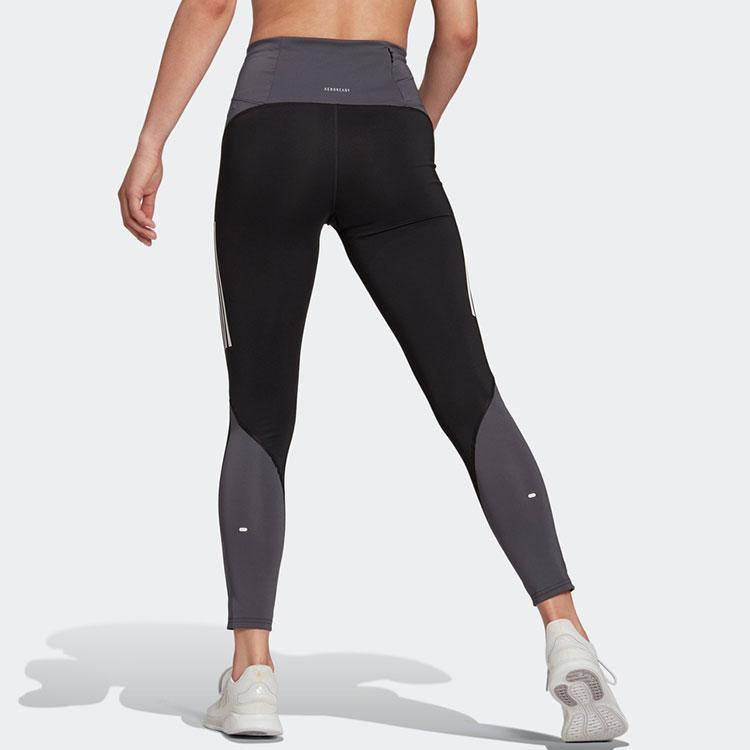 Adidas Printed Logo High-Waisted Fitness Leggings Women Leggings Black GV2122
