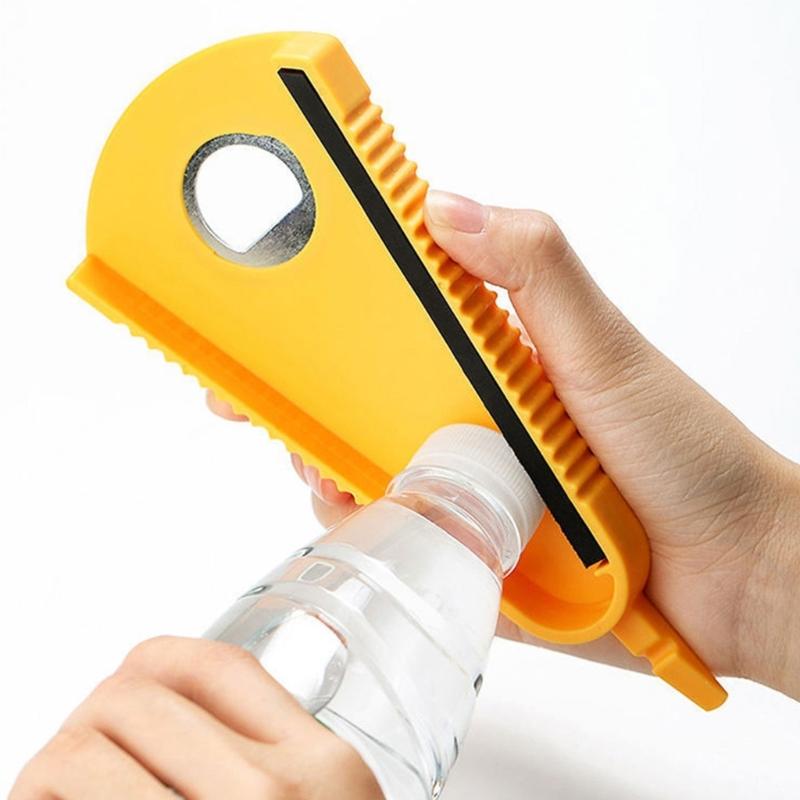 Ergonomic Handheld Bottle Opener For Seniors Multifunctional Can Opener for Jars Cans Sodas Kitchen Accessory